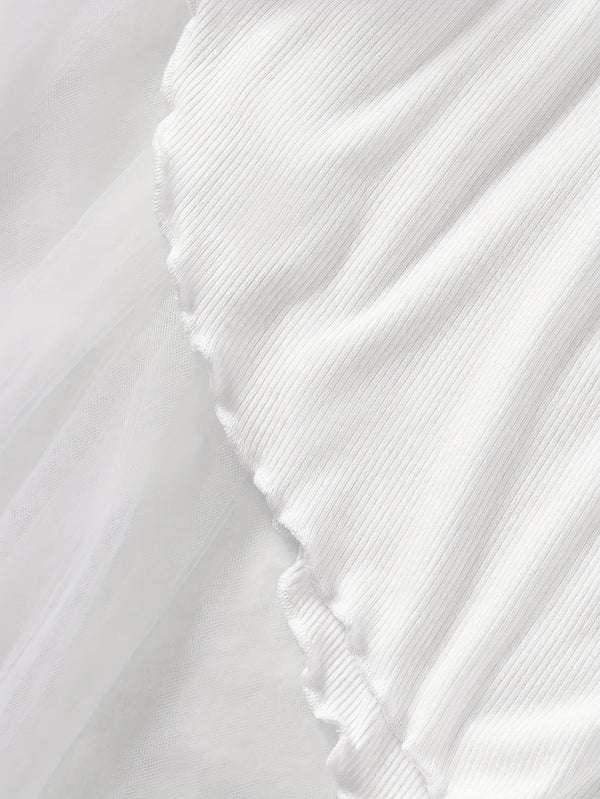 Pernilla Ribbed Cami & Ruffle-Trim Shorts Pajama Set Two-piece