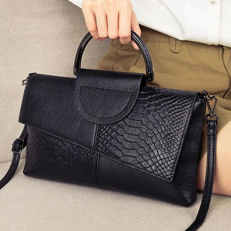 High Quality Soft PU Leather Handbag Women Luxury Purses Female Bag Designer Brand Ladies Shoulder Crossbody Bag Secondary image