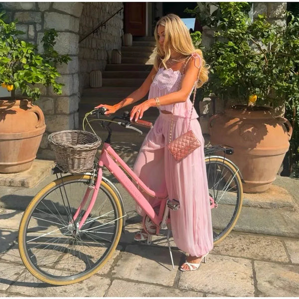Eloise A-Line Lace Pants Set Two-piece