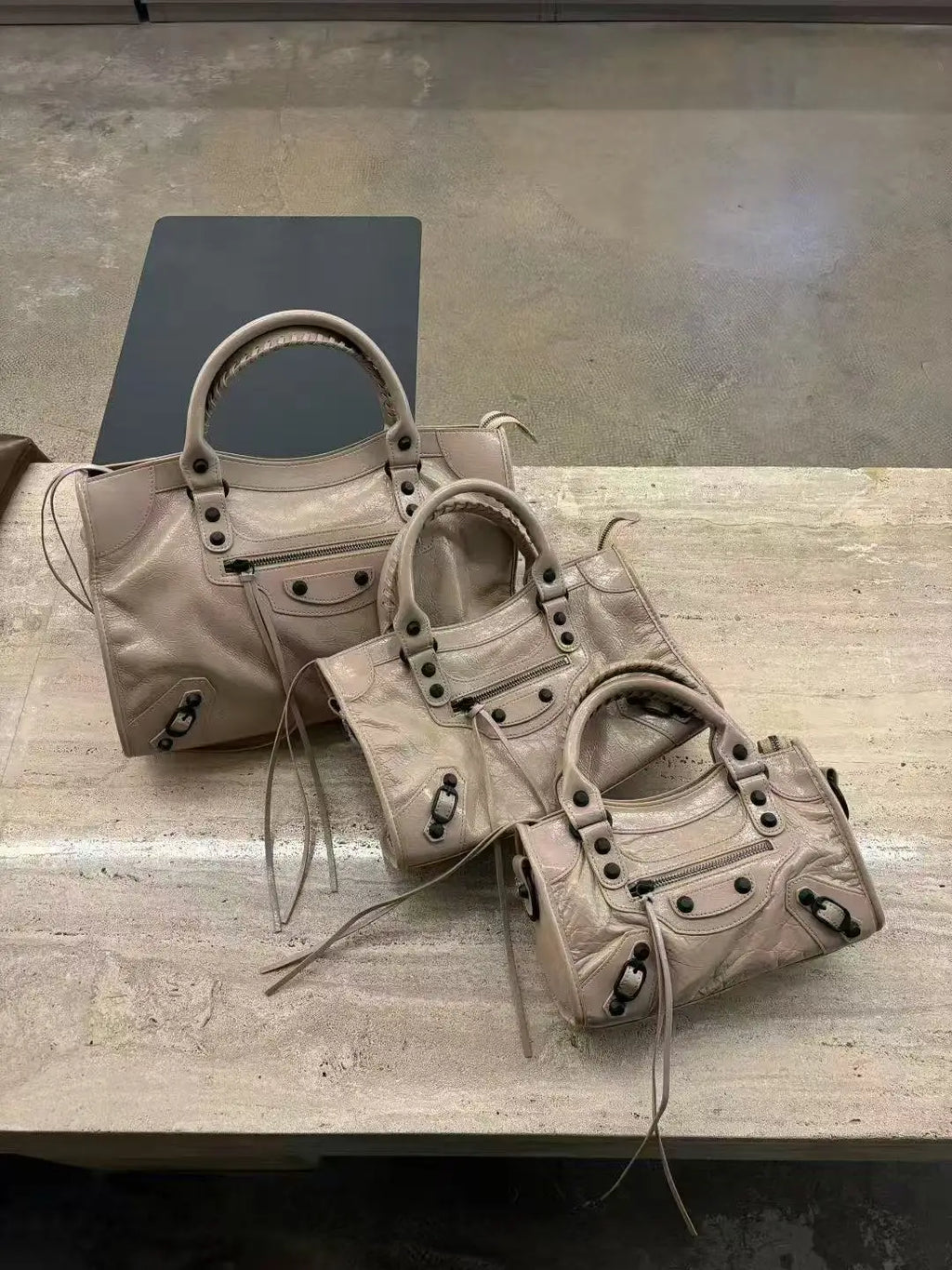 Colette Rivet Leather Moto Bag