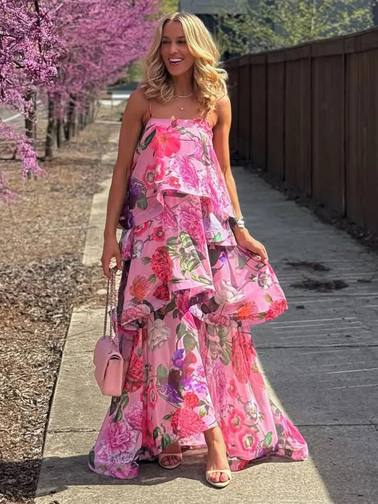 Kendra Ruched Maxi Dress