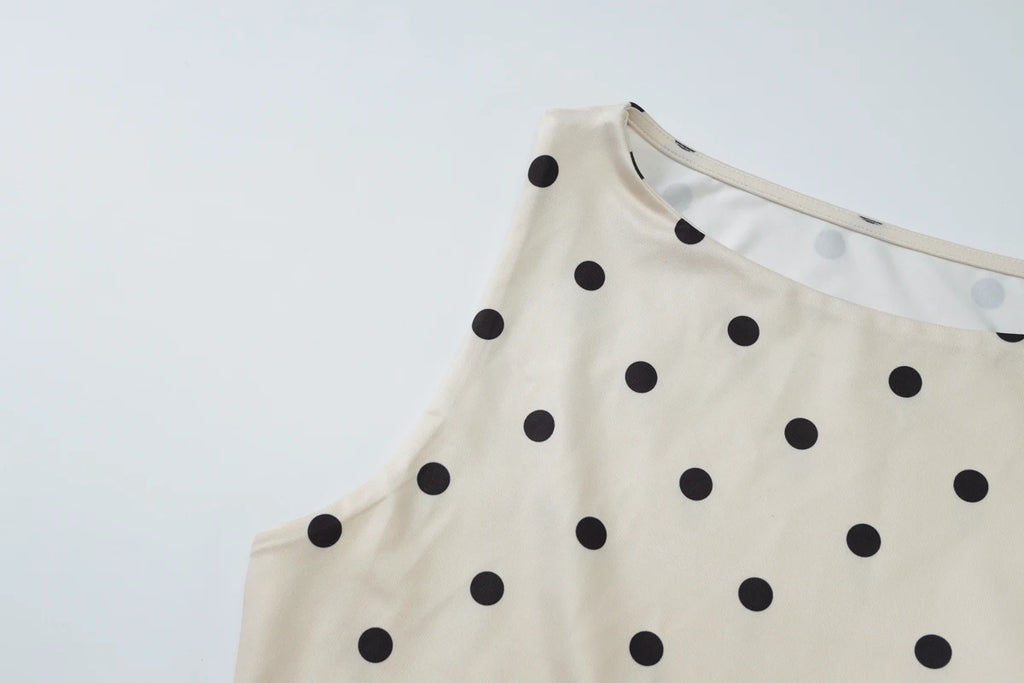 Sofia Dot Muse Sleeveless Top One-piece