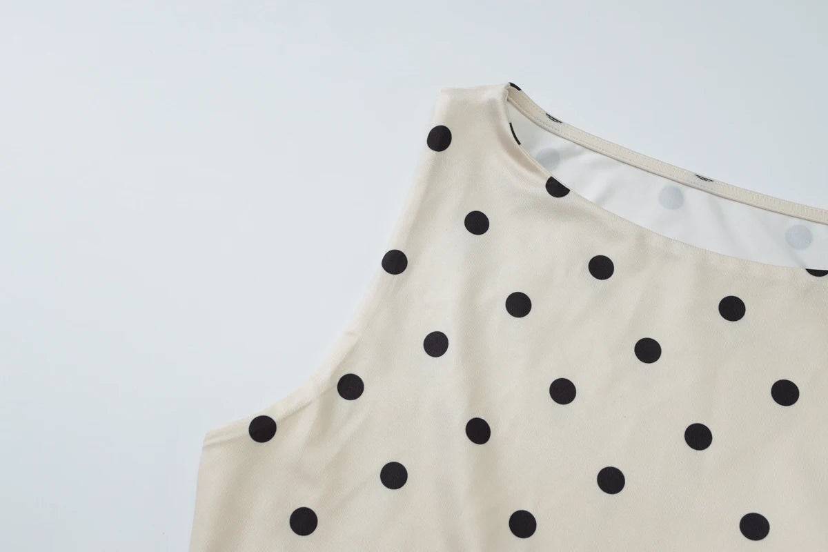 Sofia Dot Muse Sleeveless Top One-piece