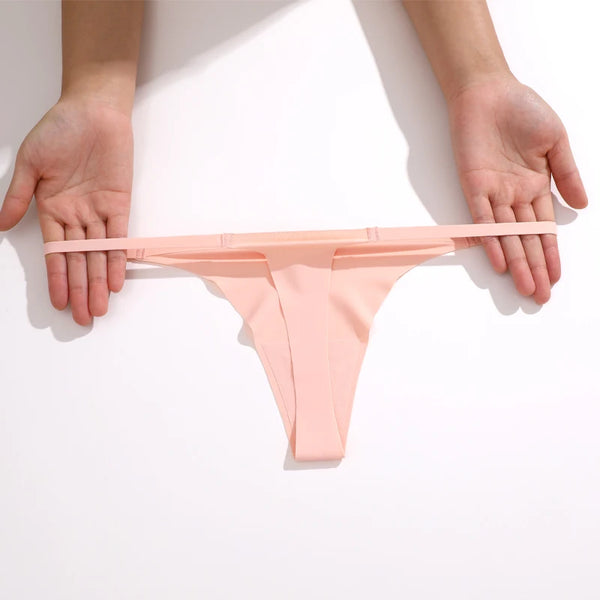 Silque Seamless G-String Panty Pack Lingerie 4-piece
