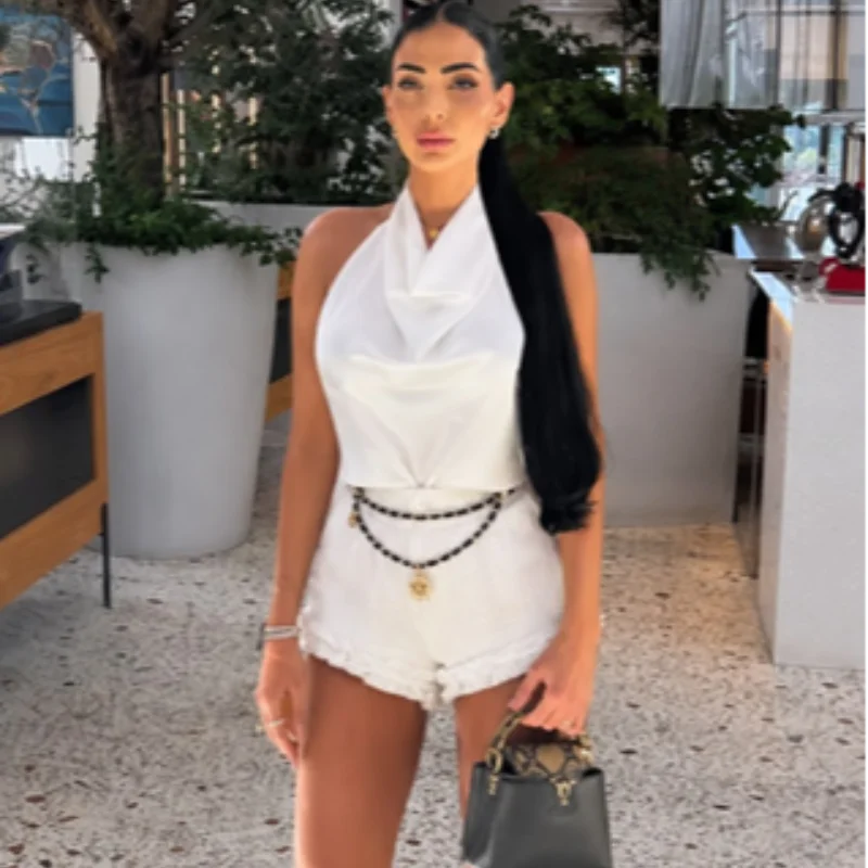 Leona Ruffle Shorts Set Two-piece