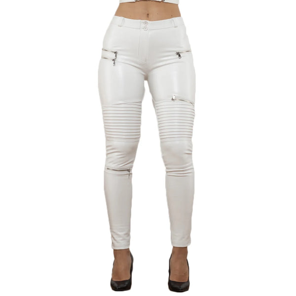 Melody Slim Faux Leather Pants