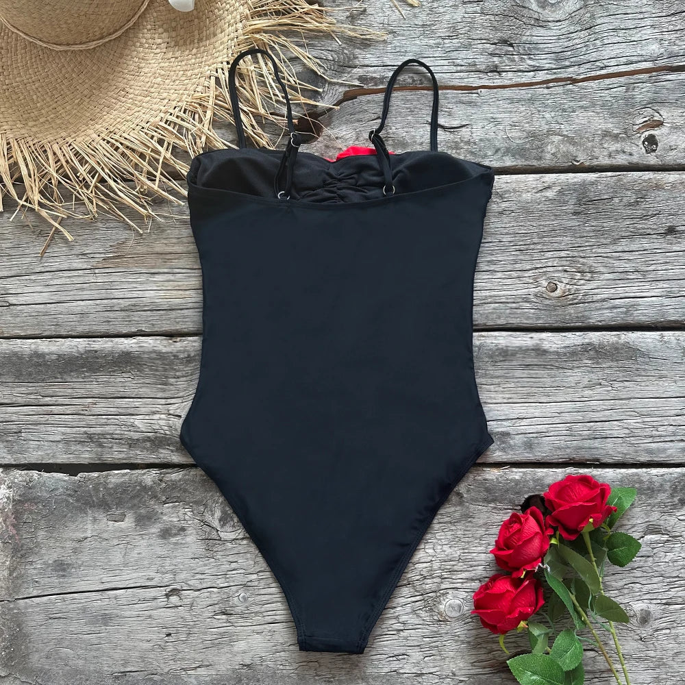 Celine Floral Tank Bikini Three-piece
