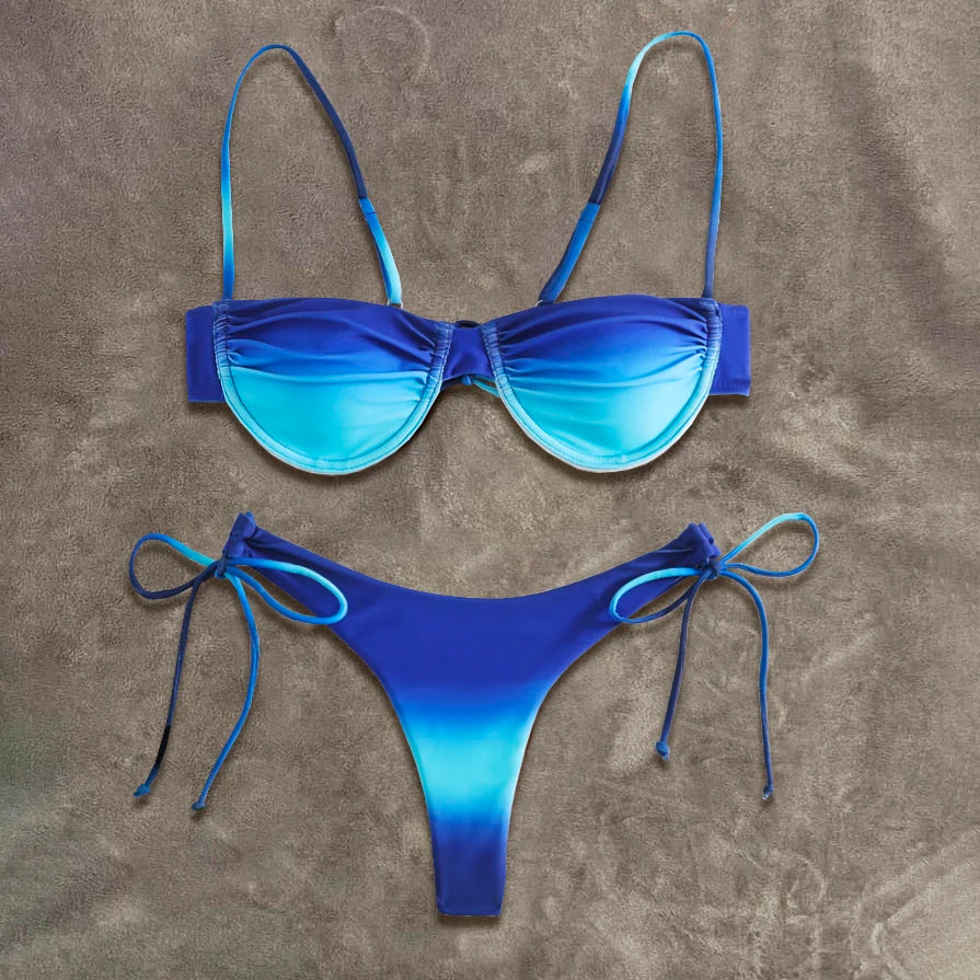 Carmela Crochet High-Cut Bikini Two-piece