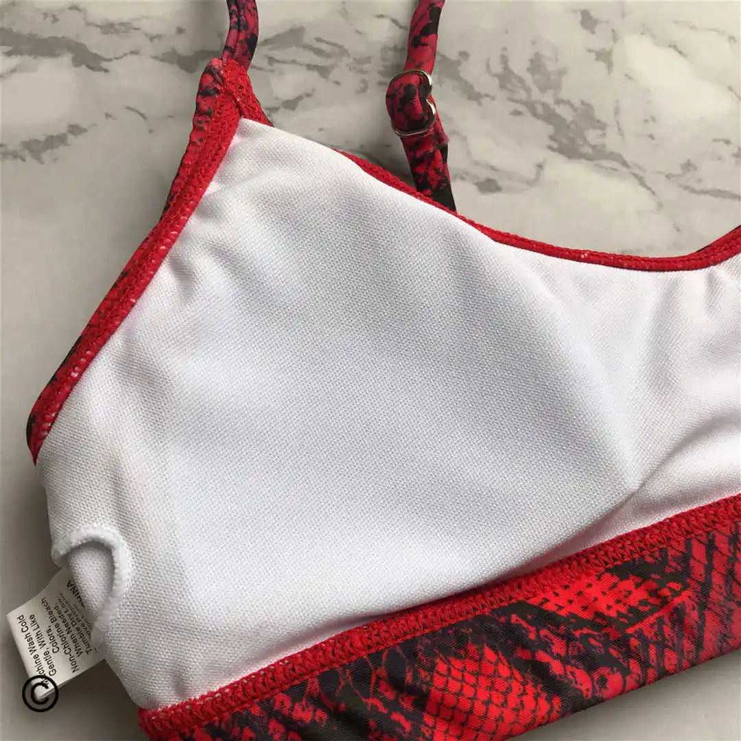 Jacinta Animal Print Bikini Two-piece