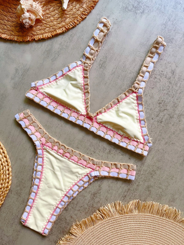 Evadne Crochet Brazilian Bikini Two-piece