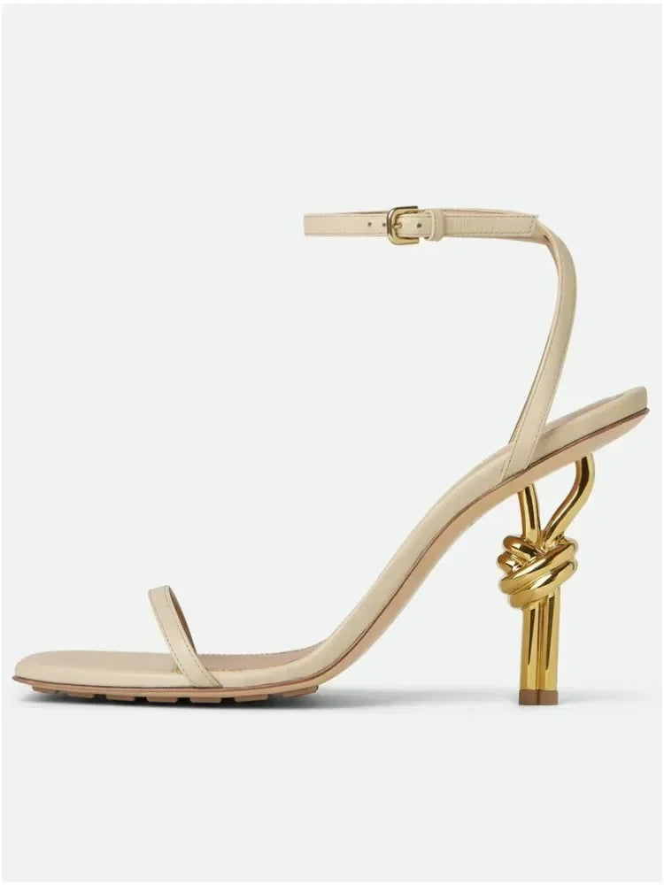 Vienna Square-Toe Party Sandals