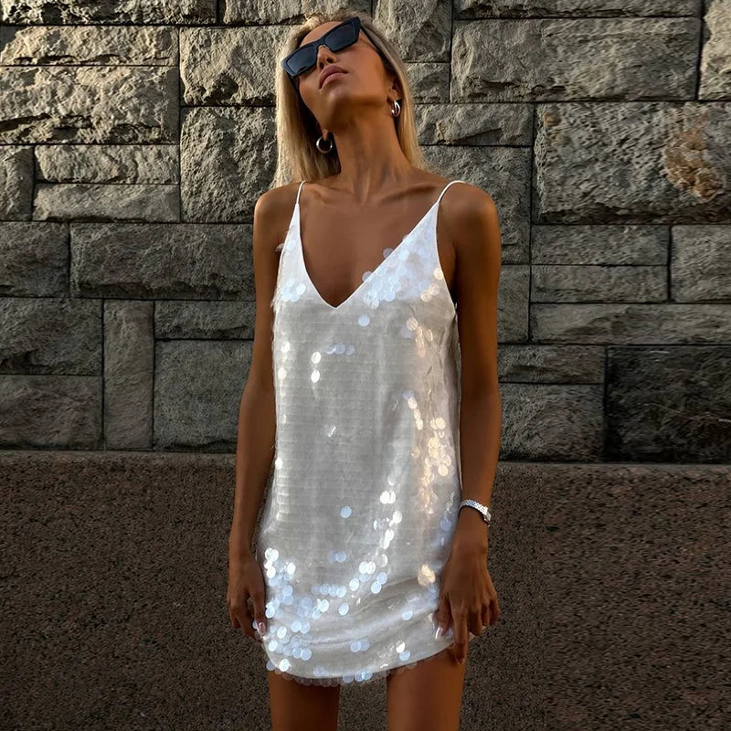 Esme Sequin Sling Mini Dress Collection