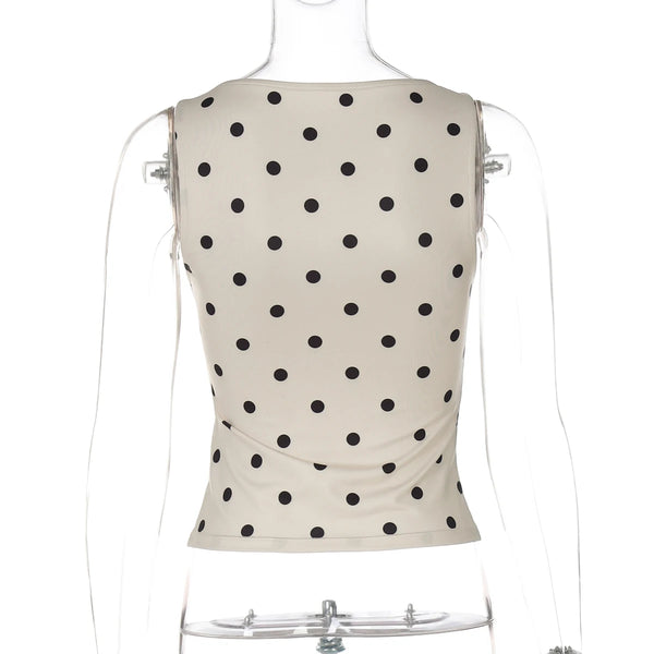 Sofia Dot Muse Sleeveless Top One-piece