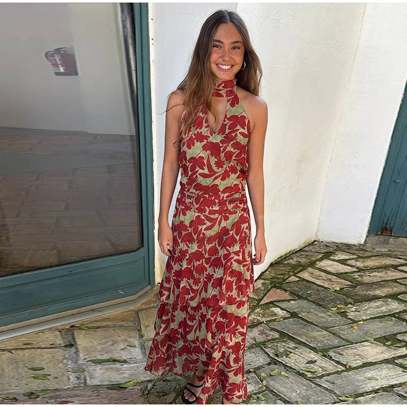Serenade Tiered-Ruffle Maxi Dress