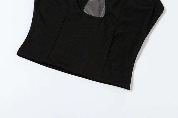Noemi Cutout Halter Tank Top One-piece