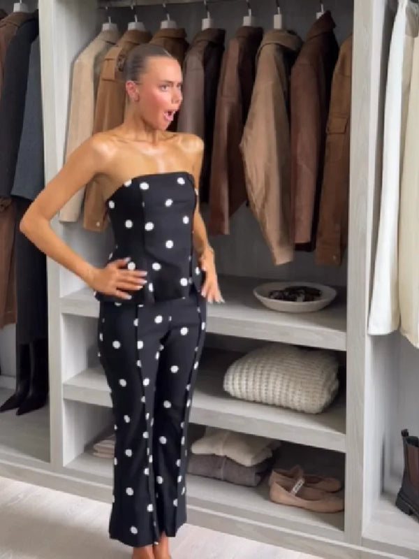 Ines Polka Dot Romper One-piece