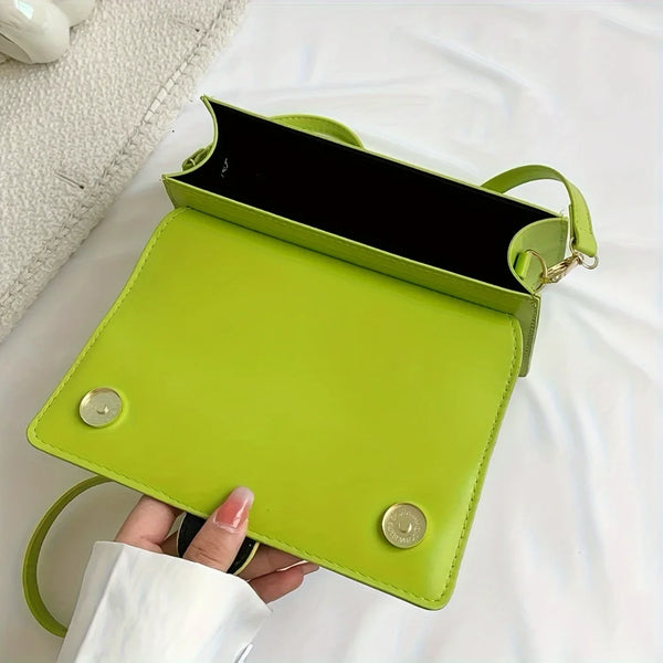 Gianna Minimalist Green Mini Crossbody Bag