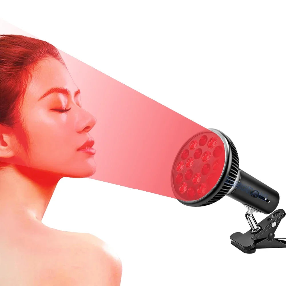 Red Light Therapy Lamp for Face 54W 660nm & 850nm Infrared Light Therapy Device for Muscle Joint Pain Relief Skin Health Tools Secondary image