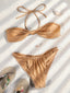 Orla Pleated Halter Micro Bikini Two-piece
