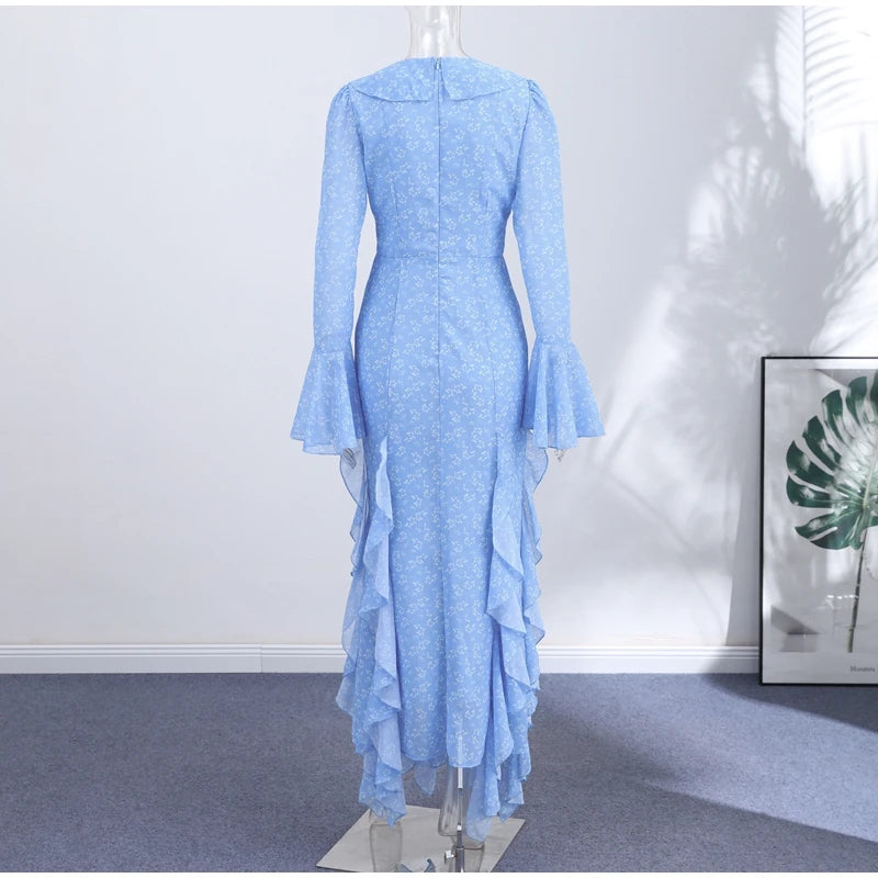 Honora Bodycon Long-Sleeve Maxi Dress