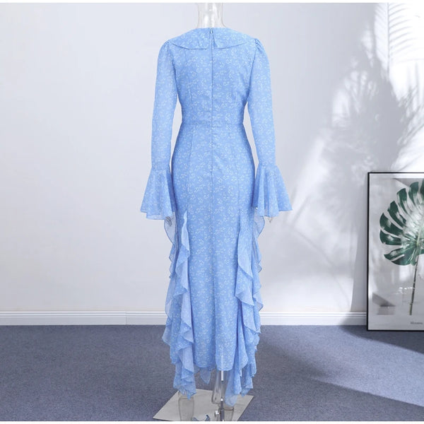 Honora Bodycon Long-Sleeve Maxi Dress