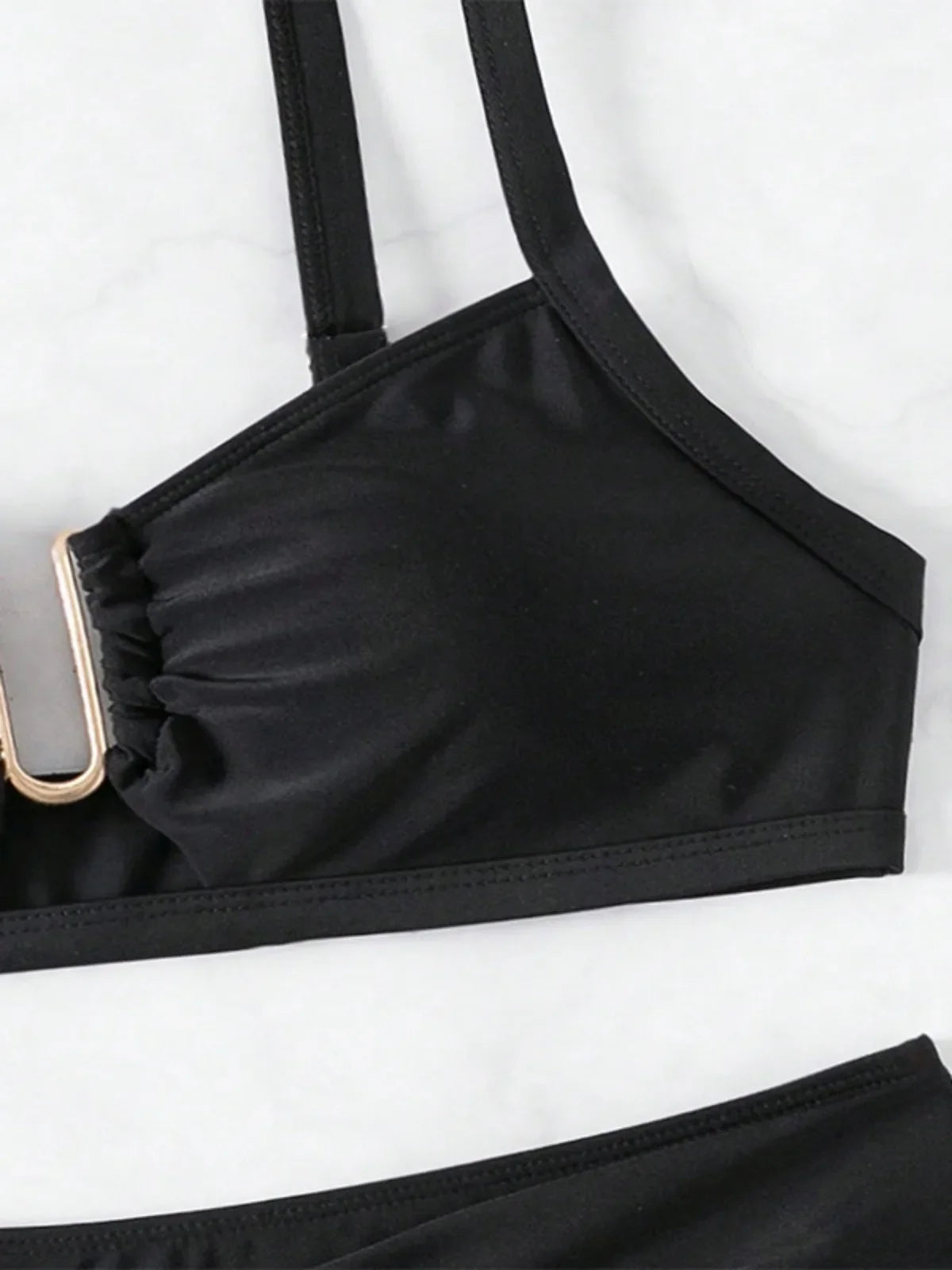 Nadia High-Waist Backless Bikini Two-piece