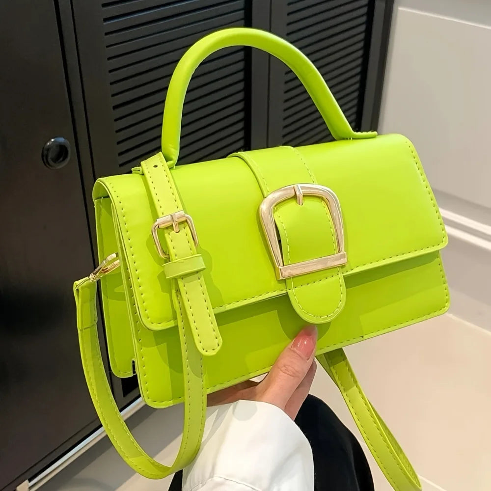 Gianna Minimalist Green Mini Crossbody Bag Main image