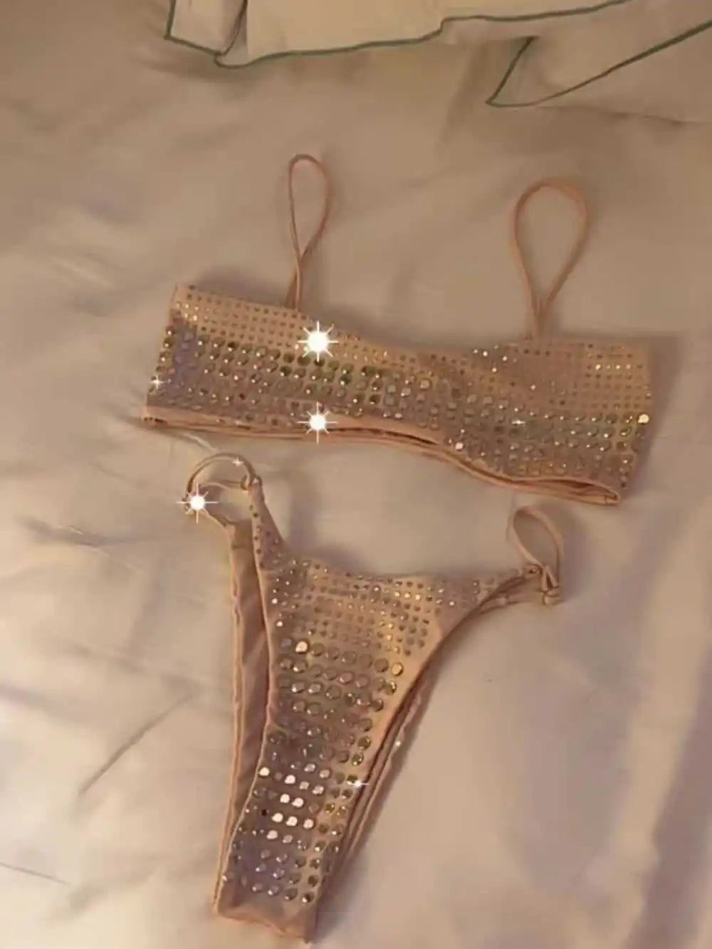 Bellatrix Rhinestone Mini Thong Bikini Two-piece Secondary image