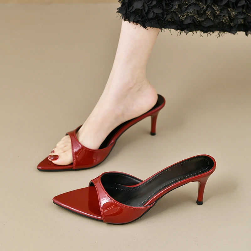 Monroe Pointed-Toe Stiletto Slides