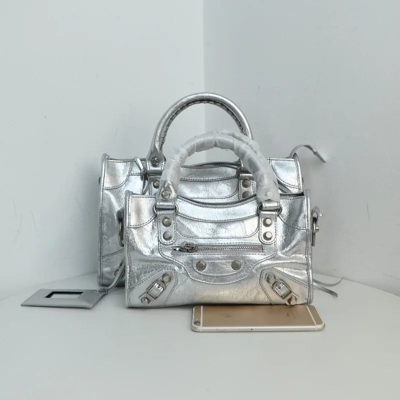 Colette Rivet Leather Moto Bag