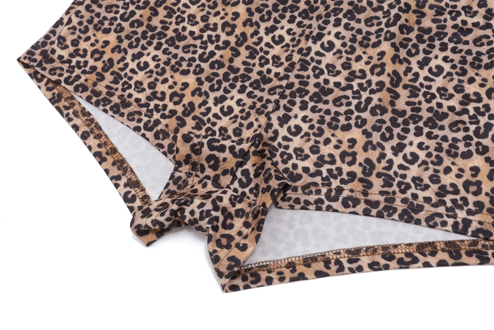 Nahla Leopard Halter Shorts Set Two-piece