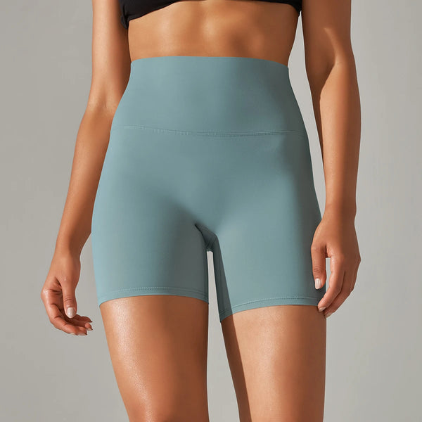 Ayla Seamless High-Waist Yoga Shorts One-piece