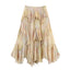 Maribel Gradient Tiered Ruffle Midi Skirt One-piece