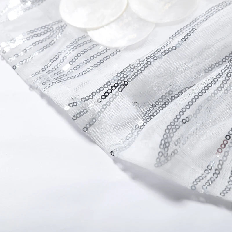 Seraphina Sequin Sheer Top & Mini Skirt Collection