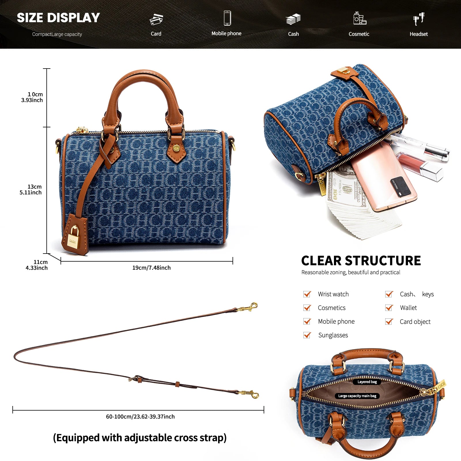 Dakota Patchwork Pillow Shoulder Bag Secondary image