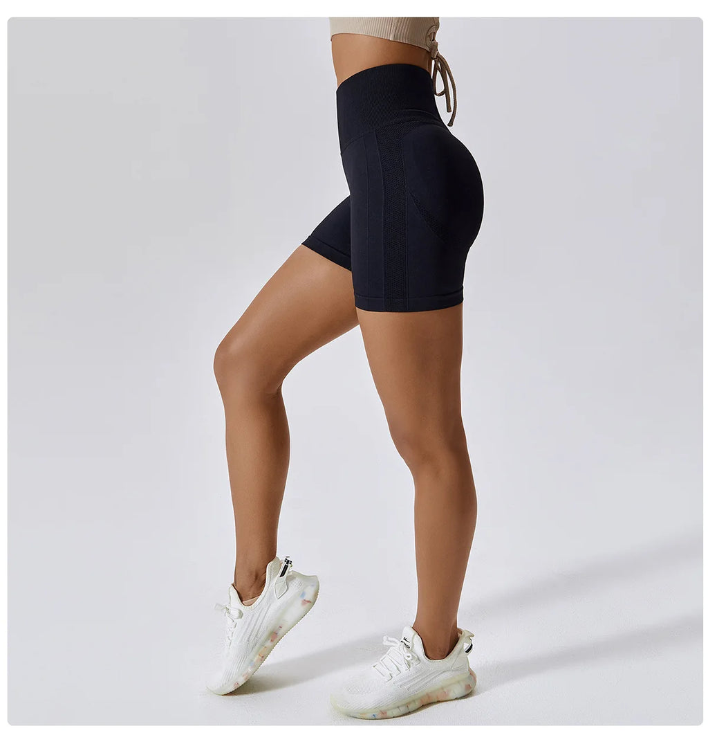 Naya Seamless High-Waist Yoga Shorts One-piece