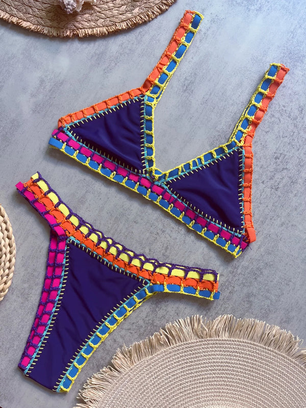 Evadne Crochet Brazilian Bikini Two-piece