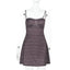 Marlowe Polka-Dot Bustier Mini Dress
