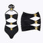 Flora Drawstring Tankini Skirt Three-piece