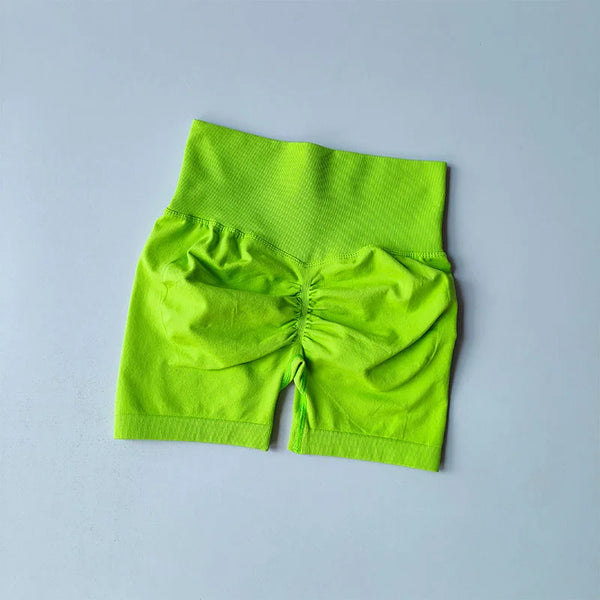 Peach Sculpt High-Waist Performance Shorts Apparel One-piece
