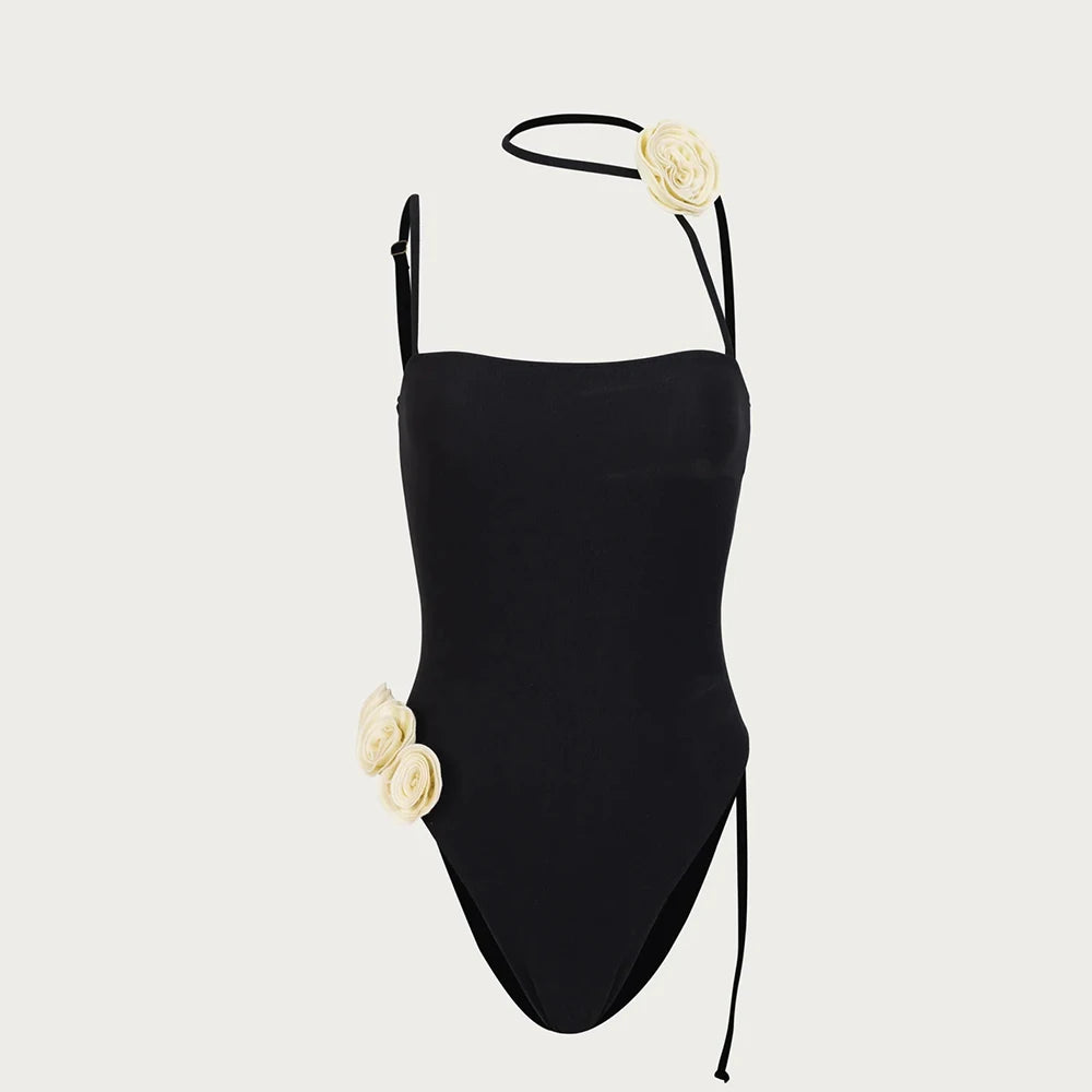 Rosalia Rosette Choker Monokini One-piece Secondary image