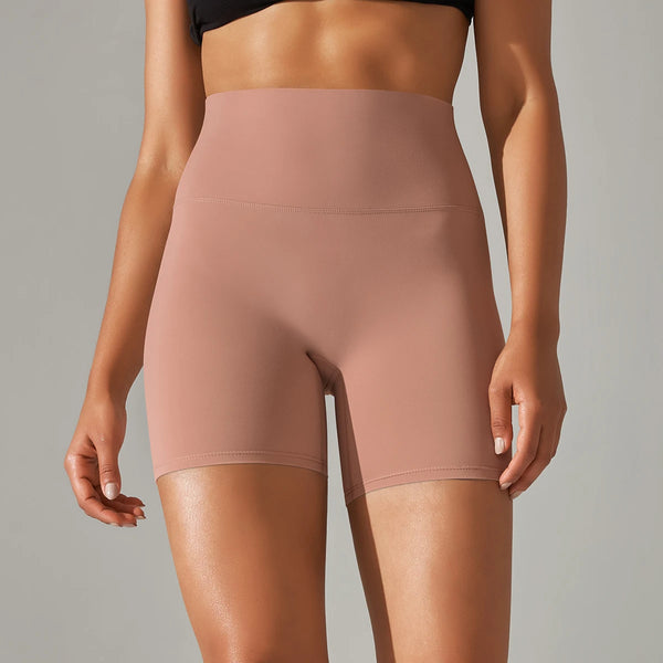 Ayla Seamless High-Waist Yoga Shorts One-piece