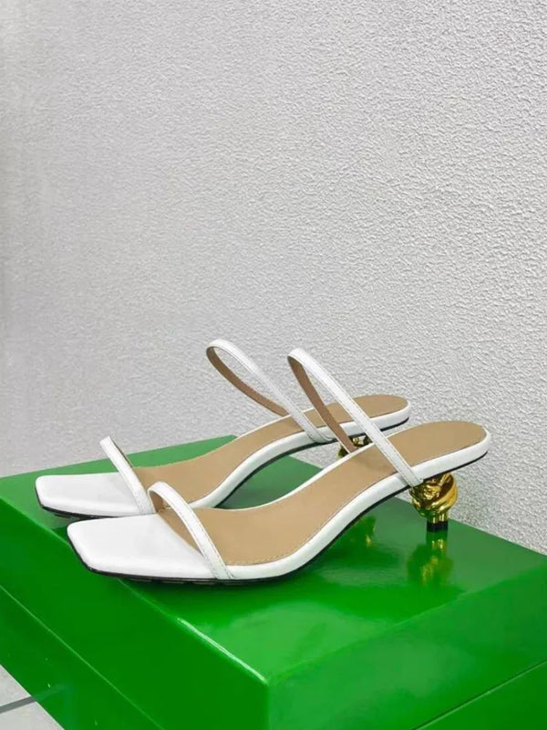 Vienna Square-Toe Party Sandals
