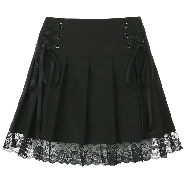 Talia Bodycon Lace Mini Skirt One-piece