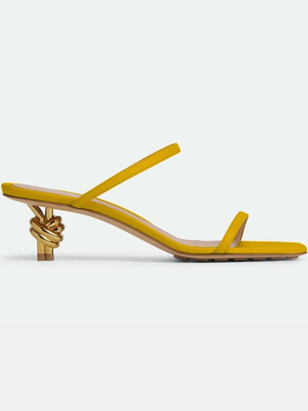 Vienna Square-Toe Party Sandals