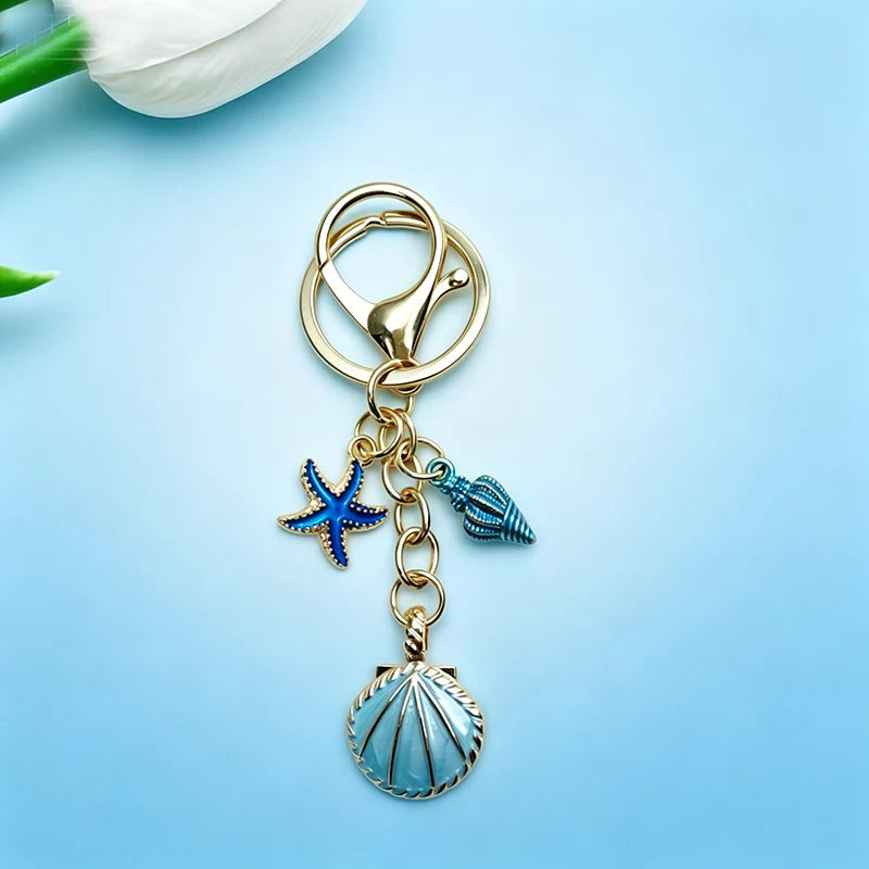 Bag Charms For Handbags Sea Star Shell Pearl Bag Clothes Shoes Pendant Boho Summer Seashell Jewelry Making DIY Decoration