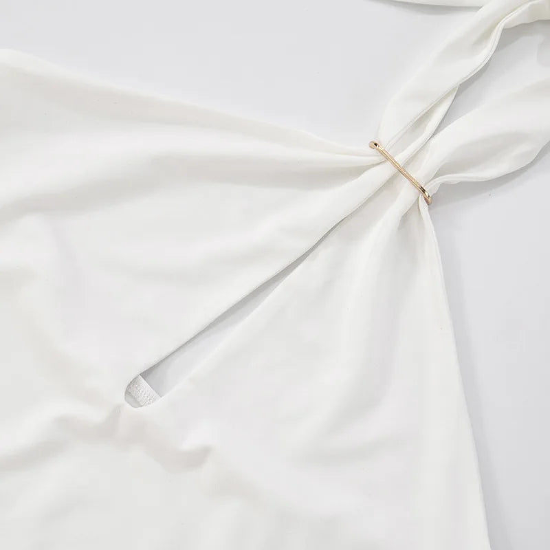 Greta Cutout Sleeveless Halter Top One-piece