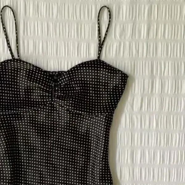 Odette Polka-Dot Camisole Top