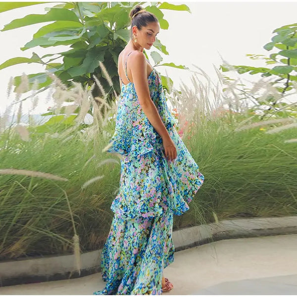 Kendra Ruched Maxi Dress