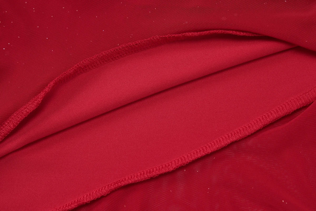 Scarlet Sequin Ruffle Cami Mini Dress